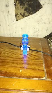 The cast foosball man