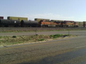 Lots of train traffic through here.