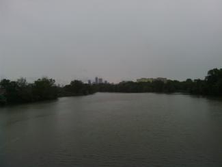 Coming into downtown Indy