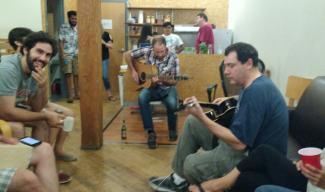 Jamming at Goodyear. TAs and married people lived here instead on McKenny