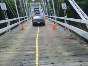Crossing the Dingman bridge into New Jersey (it was under construction)