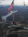 On top of Chimney Rock