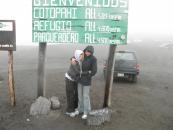 We took a detour to the top of Cotopaxi, an active volcano.  But it was super cold.