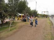 Playing on another zip line